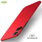 For Honor 50 MOFI Frosted PC Ultra-thin Hard Case(Red) - 1