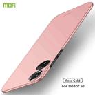 For Honor 50 MOFI Frosted PC Ultra-thin Hard Case(Rose Gold) - 1