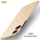 For Honor 50 Pro MOFI Frosted PC Ultra-thin Hard Case(Gold) - 1