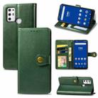 For Tone E21 Solid Color Leather Buckle Phone Case with Lanyard & Photo Frame & Card Slot & Wallet & Stand Function(Green) - 1