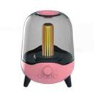 LP-20 LED Night Light Wireless Bluetooth 5.0 Music Speaker Support TF Card / AUX(Pink) - 1