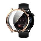 For Huawei Watch 3 46mm ENKAY Hat-Prince Full Coverage Transparent Soft Case TPU HD Clear Cover(Rose Gold) - 1