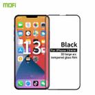 For iPhone 13 mini MOFI 9H 3D Explosion-proof Curved Screen Tempered Glass Film (Black) - 1