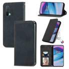 For OnePlus Nord CE 5G Retro Skin Feel Business Magnetic Horizontal Flip Leather Case with Holder & Card Slots & Wallet & Photo Frame(Black) - 1