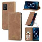 For Asus Zenfone 8 ZS590KS Retro Skin Feel Business Magnetic Horizontal Flip Leather Case with Holder & Card Slots & Wallet & Photo Frame(Brown) - 1