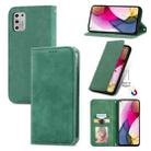 For Motorola Moto G Stylus 2021 Retro Skin Feel Business Magnetic Horizontal Flip Leather Case with Holder & Card Slots & Wallet & Photo Frame(Green) - 1