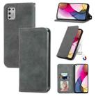 For Motorola Moto G Stylus 2021 Retro Skin Feel Business Magnetic Horizontal Flip Leather Case with Holder & Card Slots & Wallet & Photo Frame(Gray) - 1