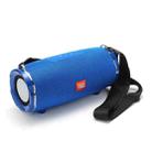 T&G TG187 Portable Waterproof Wireless Bass Surround Bluetooth Speaker with Shoulder Strap, Support FM / TF  Card(Blue) - 1