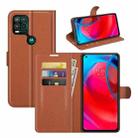 For Motorola Moto G Stylus 5G Litchi Texture Horizontal Flip Protective Case with Holder & Card Slots & Wallet(Brown) - 1