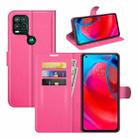 For Motorola Moto G Stylus 5G Litchi Texture Horizontal Flip Protective Case with Holder & Card Slots & Wallet(Rose red) - 1