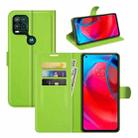 For Motorola Moto G Stylus 5G Litchi Texture Horizontal Flip Protective Case with Holder & Card Slots & Wallet(Green) - 1