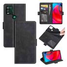 For Motorola Moto G Stylus 5G Dual-side Magnetic Buckle Horizontal Flip Leather Case with Holder & Card Slots & Wallet(Black) - 1