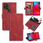 For Motorola Moto G Stylus 5G Dual-side Magnetic Buckle Horizontal Flip Leather Case with Holder & Card Slots & Wallet(Red) - 1