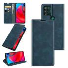 For Motorola Moto G Stylus 5G Retro-skin Business Magnetic Suction Leather Case with Holder & Card Slots & Wallet(Dark Blue) - 1