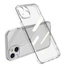 For iPhone 13 mini High Transparent Tempered Glass + TPU Shockproof Case (Transparent) - 1