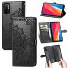 For Ulefone Note 11 Plus Mandala Flower Embossed Horizontal Flip Leather Case with Bracket / Card Slot / Wallet / Lanyard(Black) - 1