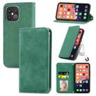 For iPhone 13 Pro Max  Retro Skin Feel Business Magnetic Horizontal Flip Leather Case With Holder & Card Slots & Wallet & Photo Frame(Green) - 1