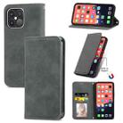 For iPhone 13 Pro For  iPhone 13 Pro Retro Skin Feel Business Magnetic Horizontal Flip Leather Case With Holder & Card Slots & Wallet & Photo Frame(Gray) - 1