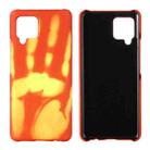 Paste Skin + PC Thermal Sensor Discoloration Case For Samsung Galaxy A42 5G(Red Yellow) - 1