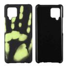 Paste Skin + PC Thermal Sensor Discoloration Case For Samsung Galaxy A12(Black Green) - 1
