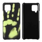 Paste Skin + PC Thermal Sensor Discoloration Case For Huawei P40 Lite / Nova 6 SE(Black Green) - 1