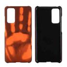 Paste Skin + PC Thermal Sensor Discoloration Case For Samsung Galaxy A32 4G(Black Red) - 1