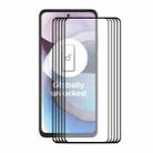 For Motorola One 5G Ace 5 PCS ENKAY Hat-Prince Full Glue 0.26mm 9H 2.5D Tempered Glass Screen Protector Full Coverage Film - 1