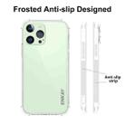 For iPhone 13 Pro Hat-Prince ENKAY Clear TPU Shockproof Soft Case Drop Protection Cover + Full Coverage Tempered Glass Protector Film  - 2
