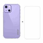 For iPhone 13 mini Hat-Prince ENKAY Clear TPU Shockproof Soft Case Drop Protection Cover + Clear HD Tempered Glass Protector Film - 1