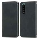 For Sony Xperia 5 III Retro Skin Feel Business Magnetic Horizontal Flip Leather Case with Holder & Card Slots & Wallet & Photo Frame(Black) - 2
