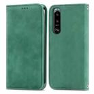 For Sony Xperia 5 III Retro Skin Feel Business Magnetic Horizontal Flip Leather Case with Holder & Card Slots & Wallet & Photo Frame(Green) - 2