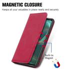 For Sony Xperia 5 III Retro Skin Feel Business Magnetic Horizontal Flip Leather Case with Holder & Card Slots & Wallet & Photo Frame(Red) - 5