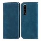For Sony Xperia 5 III Retro Skin Feel Business Magnetic Horizontal Flip Leather Case with Holder & Card Slots & Wallet & Photo Frame(Blue) - 2
