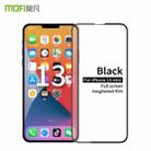 For iPhone 13 mini MOFI 9H 2.5D Full Screen Tempered Glass Film (Black) - 1