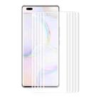 For Honor 50 Pro 5 PCS ENKAY Hat-Prince 3D Curved Full Coverage PET Hot Bending HD Screen Protector Soft Film Support Fingerprint Unlock - 1