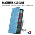 For Sony Xperia 5 III Blooming Mandala Embossed Pattern Magnetic Horizontal Flip Leather Case with Holder & Card Slots & Wallet(Blue) - 5