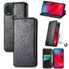 For Motorola G Stylus 5G Blooming Mandala Embossed Pattern Magnetic Horizontal Flip Leather Case with Holder & Card Slots & Wallet(Black) - 1