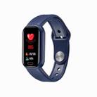 Y16 0.96inch Color Screen Smart Watch IP67 Waterproof,Support Bluetooth Call/Heart Rate Monitoring/Blood Pressure Monitoring/Sleep Monitoring(Blue) - 1