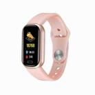 Y16 0.96inch Color Screen Smart Watch IP67 Waterproof,Support Bluetooth Call/Heart Rate Monitoring/Blood Pressure Monitoring/Sleep Monitoring(Pink) - 1