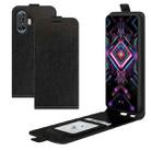 For Xiaomi Poco F3 GT R64 Texture Single Vertical Flip Leather Protective Case with Card Slots & Photo Frame(Black) - 1