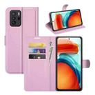 For Xiaomi Poco X3 GT Litchi Texture Flip Leather Phone Case(Pink) - 1