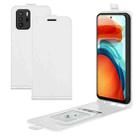 For Xiaomi Redmi Note 10 Pro 5G China / Poco X3 GT R64 Texture Single Vertical Flip Leather Protective Case with Card Slots & Photo Frame(White) - 1