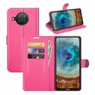 For Nokia X10/X20 Litchi Texture Horizontal Flip Protective Case with Holder & Card Slots & Wallet(Rose red) - 1