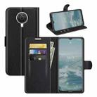 For Nokia G10/G20 Litchi Texture Horizontal Flip Protective Case with Holder & Card Slots & Wallet(Black) - 1