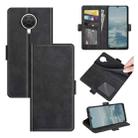 For Nokia G10/G20 Dual-side Magnetic Buckle Horizontal Flip Leather Case with Holder & Card Slots & Wallet(Black) - 1