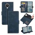 For Nokia G10/G20 Dual-side Magnetic Buckle Horizontal Flip Leather Case with Holder & Card Slots & Wallet(Dark Blue) - 1