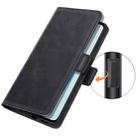 For OnePlus 9R Dual-side Magnetic Buckle Horizontal Flip Leather Case with Holder & Card Slots & Wallet(Black) - 5