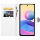 For Xiaomi Redmi Note 10 5G / Poco M3 Pro 5G Litchi Texture Horizontal Flip Protective Case with Holder & Card Slots & Wallet(White) - 3