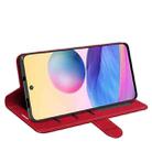 For Xiaomi Redmi Note 10 5G / Poco M3 Pro 5G R64 Texture Single Horizontal Flip Protective Case with Holder & Card Slots & Wallet& Photo Frame(Red) - 4
