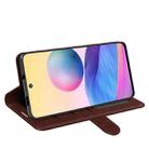 For Xiaomi Redmi Note 10 5G / Poco M3 Pro 5G R64 Texture Single Horizontal Flip Protective Case with Holder & Card Slots & Wallet& Photo Frame(Brown) - 4